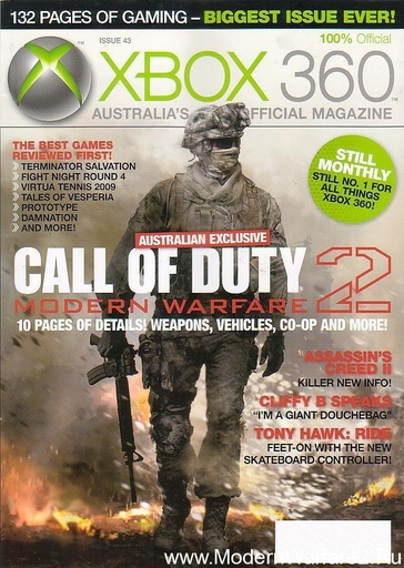 Modern Warfare 2 - Modern Warfare 2 в Австралийском журнале Official Xbox 360 Magazine